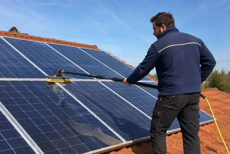 Nettoyage et entretien de panneaux solaires à Lhuis