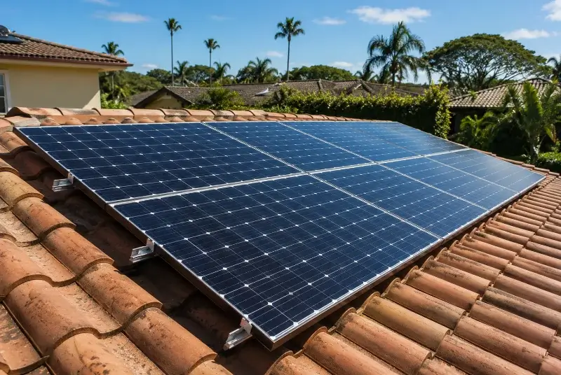Installation de panneaux solaires à Lhuis